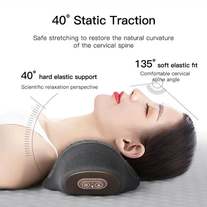 Neck Massage Pillow Heating Vibration Neck Massage Protect Cervical Spine Help Solve Sleep Problems