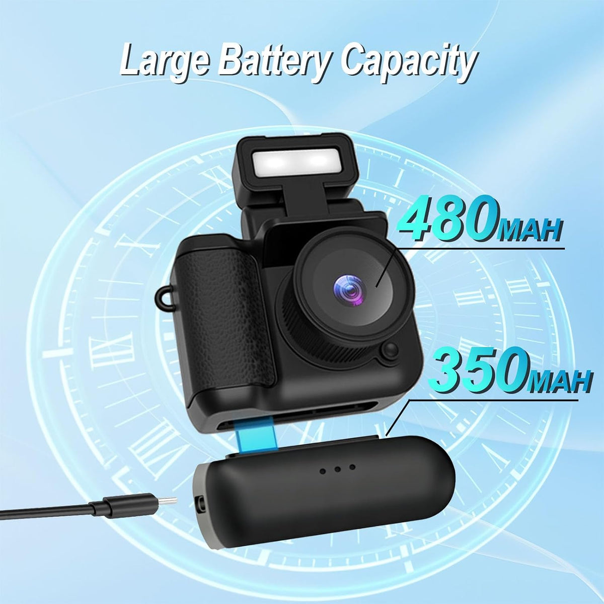 Mini Digital Camera with 32GB Card–Y2K-Style FHD 1080P Mini Retro Camera with Charging Base & Keychain Cameras Design. 1.4" LCD Screen,Vintage Cameras Ultra-Compact, Lightweight–Great Creative Gift.