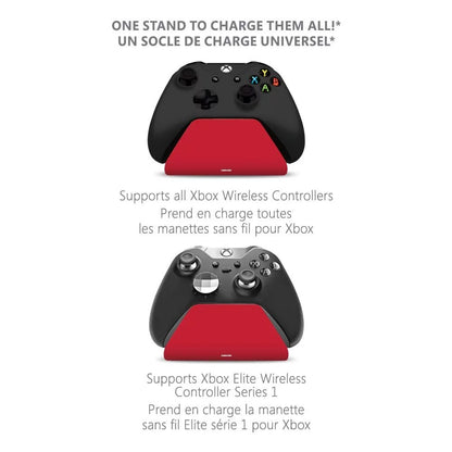 Pulse Red Universal Xbox Pro Charging Station with 1100mAh Rechargeable Battery for Xbox Series X|S and Xbox One