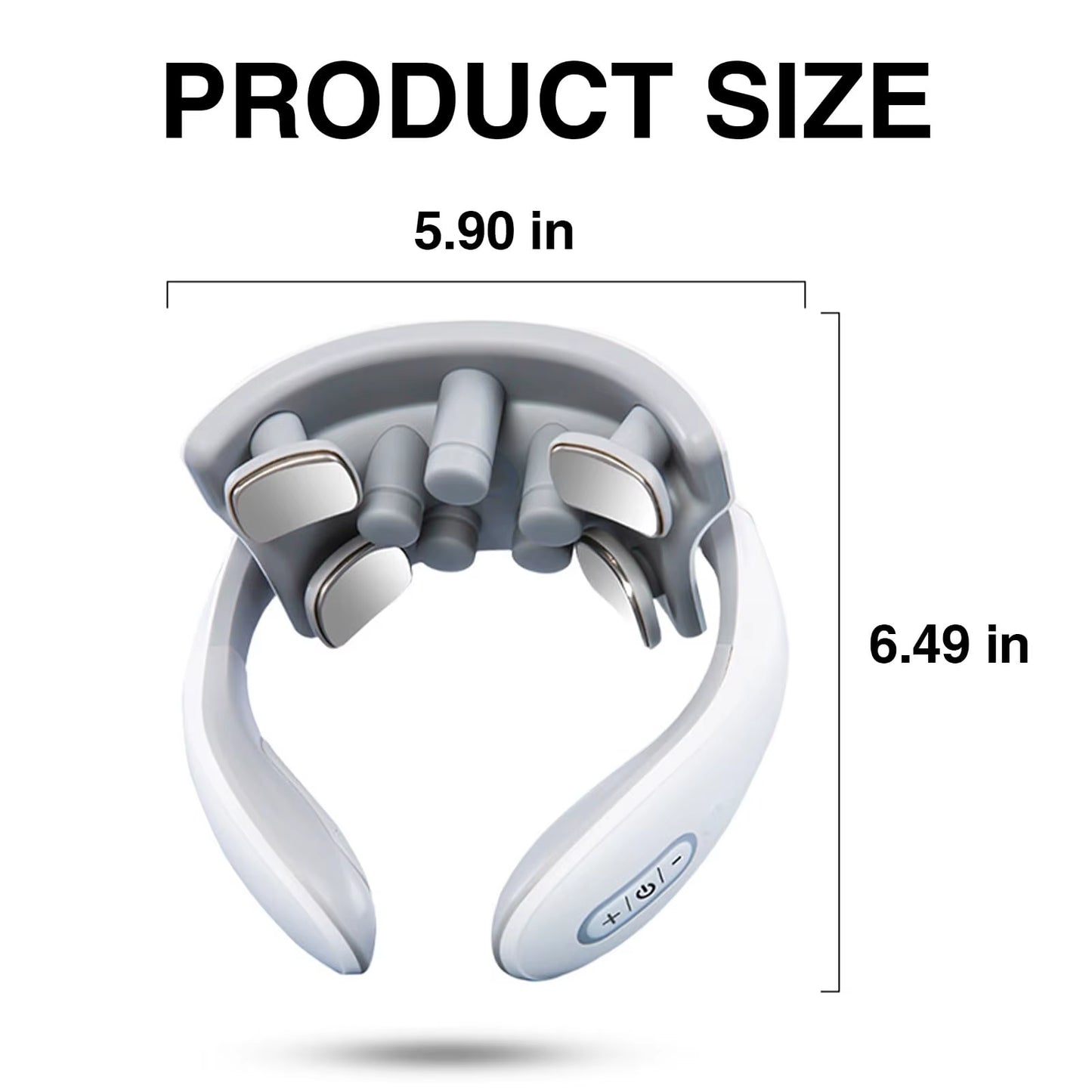 Smart Neck Massage Instrument Portable Shoulder Neck Massage Cervical Vertebra Health Care Vibrator Red Light Massage