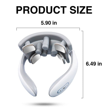 Smart Neck Massage Instrument Portable Shoulder Neck Massage Cervical Vertebra Health Care Vibrator Red Light Massage