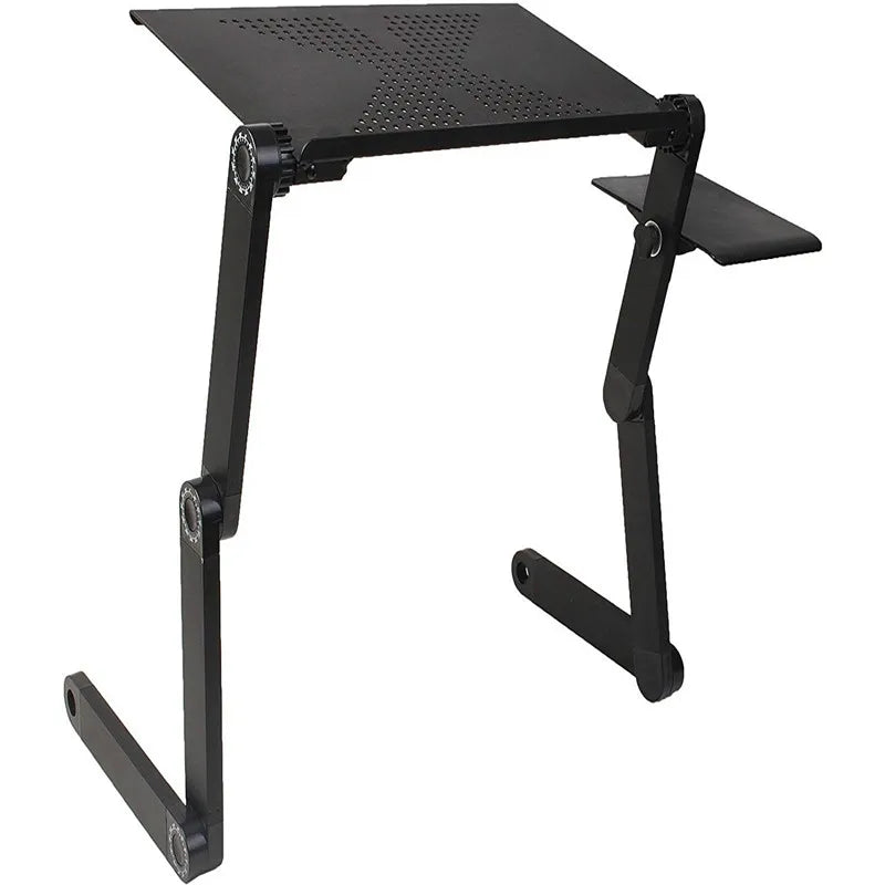 K-STAR Portable Computer Desk Adjustable Laptop Computer Desk Folding Computer Desk Ventilation Lift Bracket Tray Bed Table