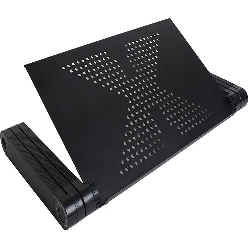 K-STAR Portable Computer Desk Adjustable Laptop Computer Desk Folding Computer Desk Ventilation Lift Bracket Tray Bed Table