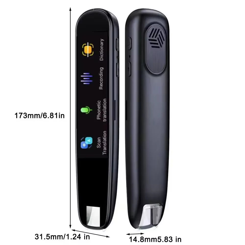 Smart AI Scan Reader: Portable Voice Translator and Scanner Pen with Wi-Fi for 112 Languages, Designed for Dyslexia and Autism Support