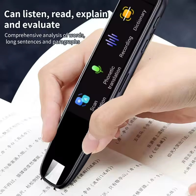 Smart AI Scan Reader: Portable Voice Translator and Scanner Pen with Wi-Fi for 112 Languages, Designed for Dyslexia and Autism Support