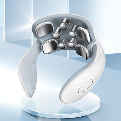 Smart Neck Massage Instrument Portable Shoulder Neck Massage Cervical Vertebra Health Care Vibrator Red Light Massage