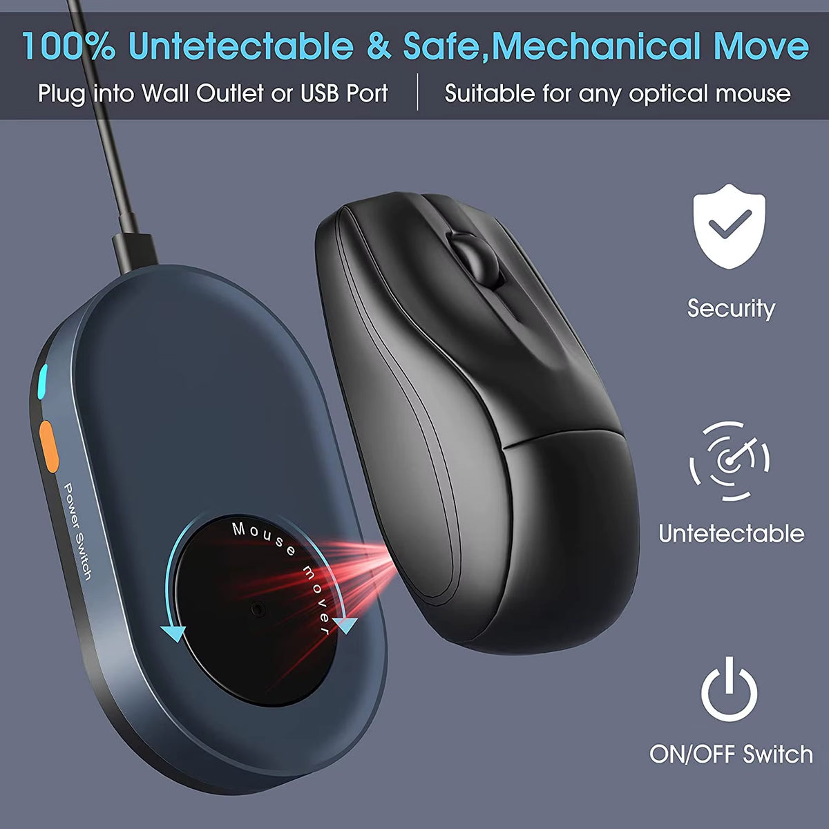 Automatic Mouse Jiggler for Preventing Computer Inactivity and Locking